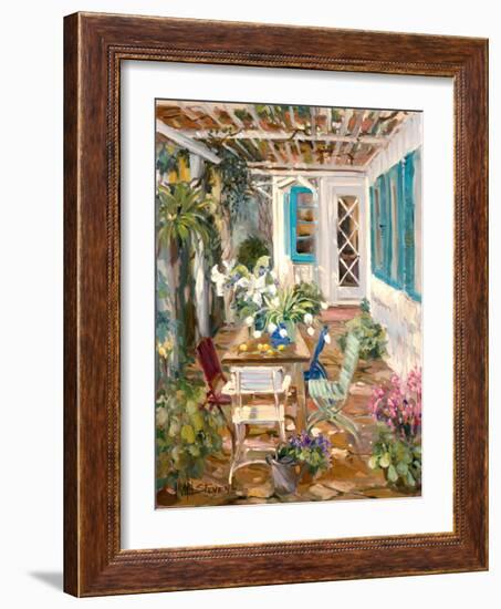 Summer Garden-Stevens Allayn-Framed Art Print