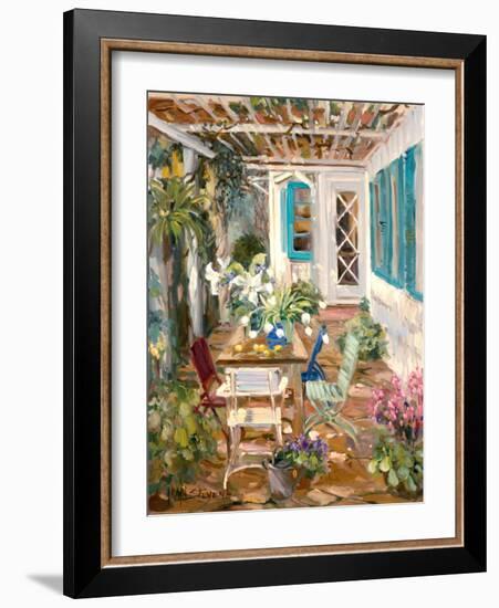 Summer Garden-Stevens Allayn-Framed Art Print