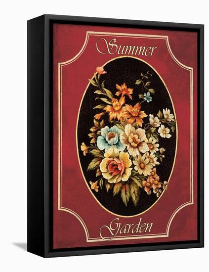 Summer Garden-Catherine Jones-Framed Stretched Canvas