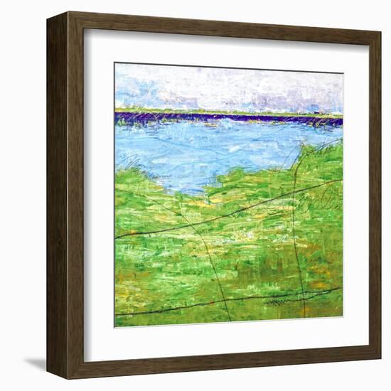 Summer green-Hyunah Kim-Framed Art Print