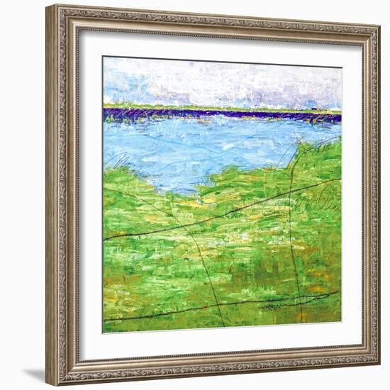 Summer green-Hyunah Kim-Framed Art Print