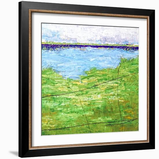 Summer green-Hyunah Kim-Framed Art Print