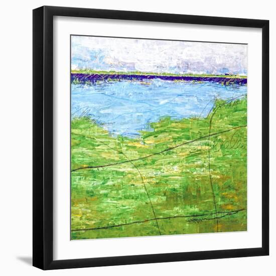 Summer green-Hyunah Kim-Framed Art Print