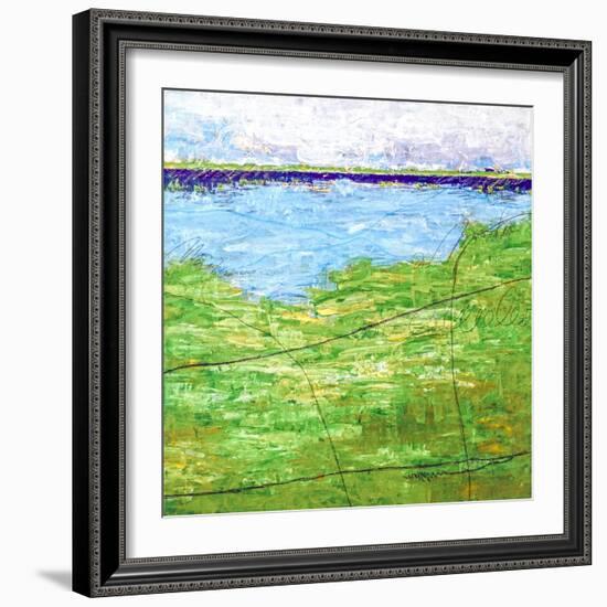 Summer green-Hyunah Kim-Framed Art Print