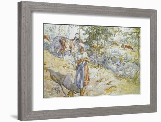 Summer has Already Gone-Carl Larsson-Framed Premium Giclee Print