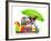 Summer Holiday Dog-Javier Brosch-Framed Photographic Print