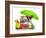 Summer Holiday Dog-Javier Brosch-Framed Photographic Print