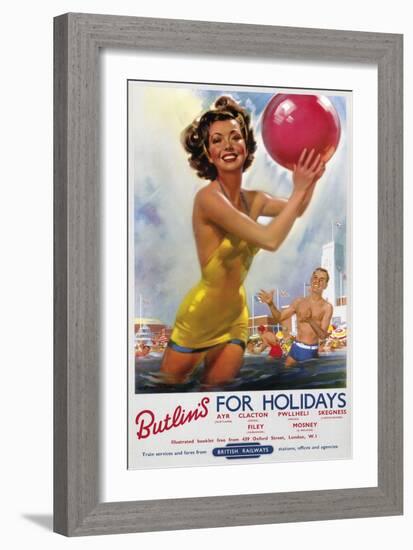 Summer Holiday I-The Vintage Collection-Framed Giclee Print