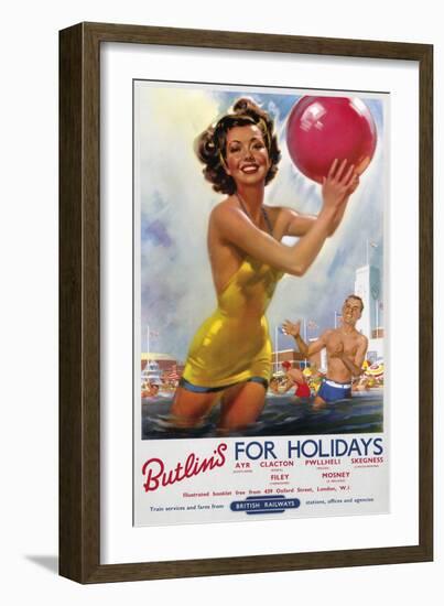 Summer Holiday I-The Vintage Collection-Framed Giclee Print