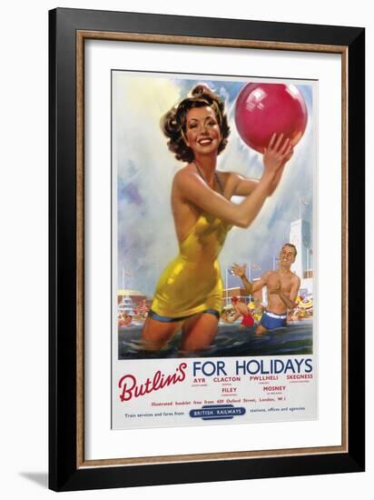 Summer Holiday I-The Vintage Collection-Framed Giclee Print