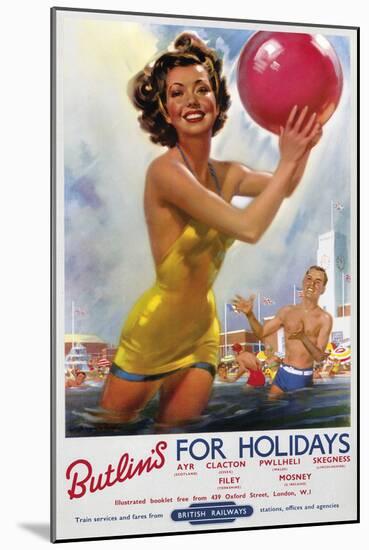 Summer Holiday I-The Vintage Collection-Mounted Giclee Print