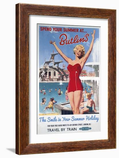 Summer Holiday II-The Vintage Collection-Framed Giclee Print