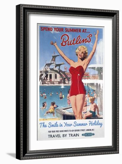 Summer Holiday II-The Vintage Collection-Framed Giclee Print