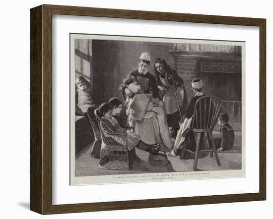 Summer Holidays for Sick Children, the Little Convalescents-Marianne Stokes-Framed Giclee Print
