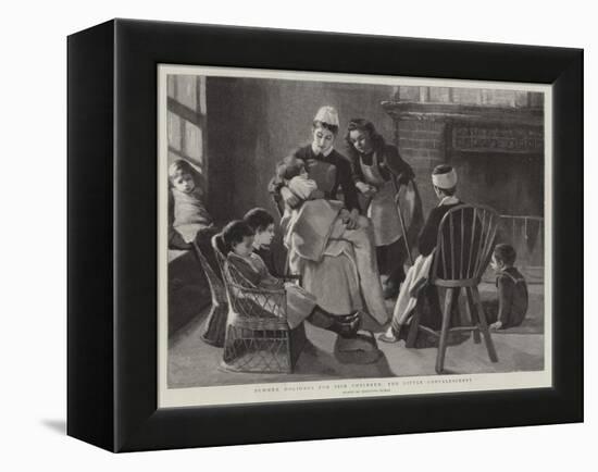 Summer Holidays for Sick Children, the Little Convalescents-Marianne Stokes-Framed Premier Image Canvas