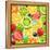 Summer Holidays Set With Cocktail Fruits And Berries-Ozerina Anna-Framed Stretched Canvas