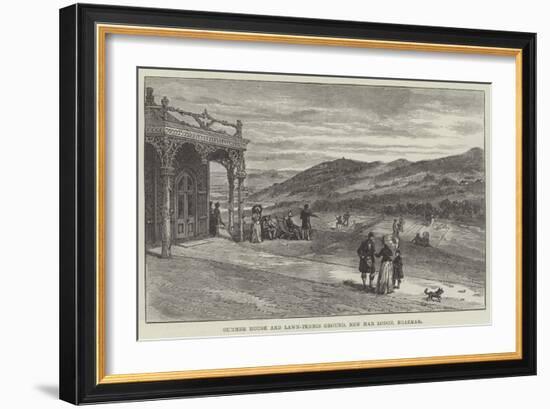Summer House and Lawn-Tennis Ground, New Mar Lodge, Braemar-null-Framed Giclee Print