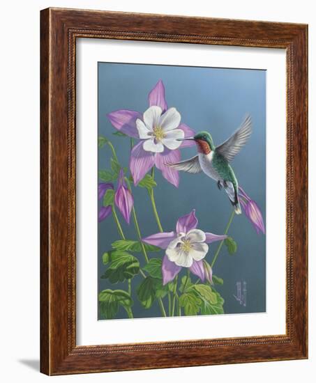 Summer Hummingbird-Jeffrey Hoff-Framed Giclee Print