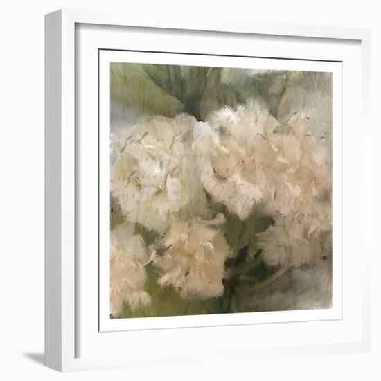 Summer Hydrangeas 1-Kimberly Allen-Framed Art Print