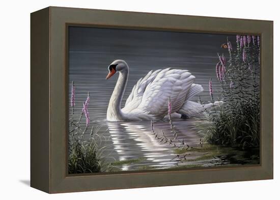 Summer Idyll - Mute Swan-Wilhelm Goebel-Framed Premier Image Canvas