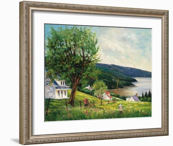 Summer in Charlevoix-Georges Dedoyard-Framed Art Print