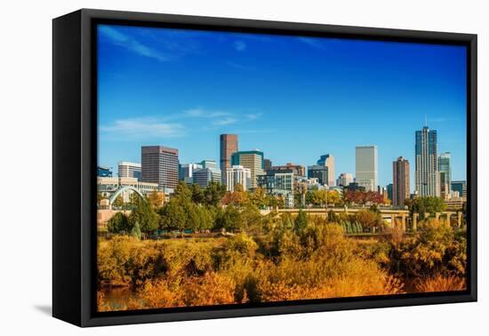 Summer in Denver Colorado-duallogic-Framed Premier Image Canvas