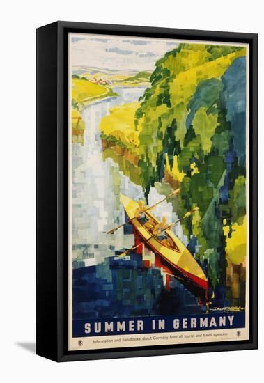 Summer in Germany Poster-Werner Von Axster-Heudtlass-Framed Premier Image Canvas