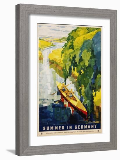 Summer in Germany Poster-Werner Von Axster-Heudtlass-Framed Giclee Print