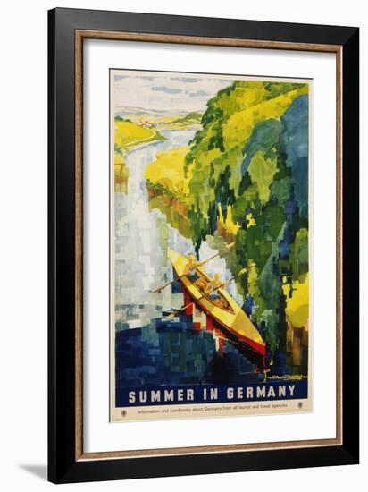 Summer in Germany Poster-Werner Von Axster-Heudtlass-Framed Giclee Print