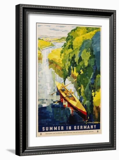 Summer in Germany Poster-Werner Von Axster-Heudtlass-Framed Giclee Print