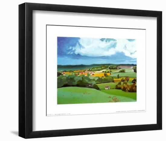 Summer in Provence II-L^ Vallet-Framed Art Print