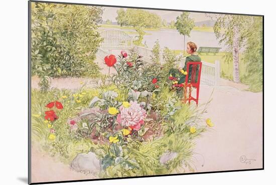 Summer in Sundborn, 1913, from a Commercially Printed Portfolio, Published in 1939-Carl Larsson-Mounted Giclee Print