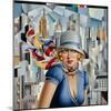 Summer in the City, 2015 (Oil on Linen)-Catherine Abel-Mounted Giclee Print