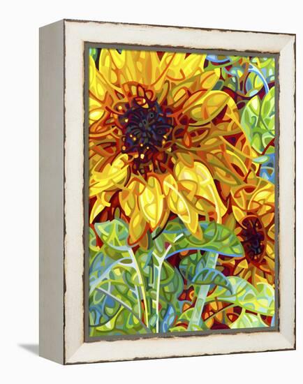 Summer in the Garden-Mandy Budan-Framed Premier Image Canvas