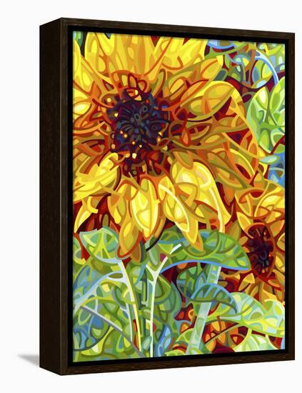 Summer in the Garden-Mandy Budan-Framed Premier Image Canvas