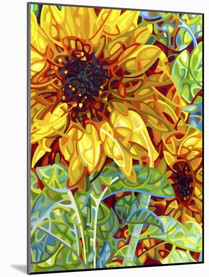 Summer in the Garden-Mandy Budan-Mounted Giclee Print