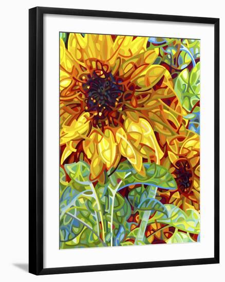 Summer in the Garden-Mandy Budan-Framed Giclee Print