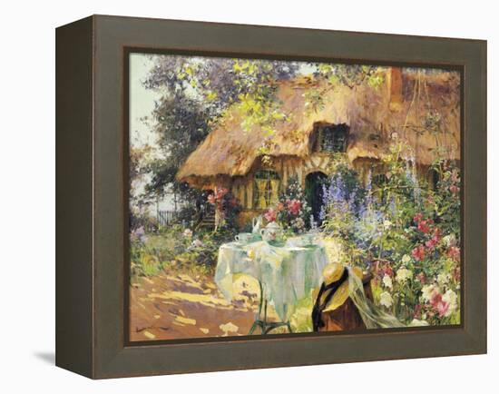 Summer in the Garden-Henri-Gaston Darien-Framed Premier Image Canvas