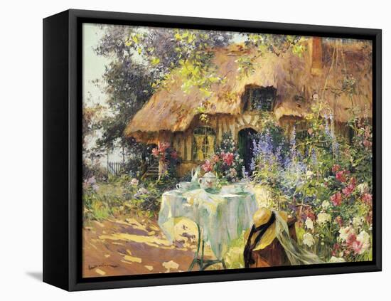 Summer in the Garden-Henri-Gaston Darien-Framed Premier Image Canvas