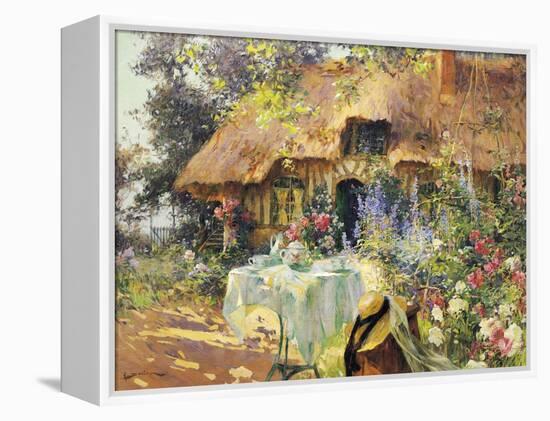 Summer in the Garden-Henri-Gaston Darien-Framed Premier Image Canvas