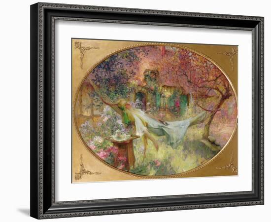 Summer in the Garden-Henri-Gaston Darien-Framed Giclee Print