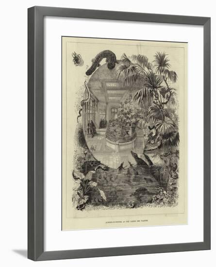 Summer-In-Winter at the Jardin Des Plantes-null-Framed Giclee Print