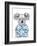 Summer Koala (Blue)-Balazs Solti-Framed Art Print