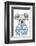 Summer Koala (Blue)-Balazs Solti-Framed Premium Giclee Print