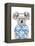 Summer Koala (Blue)-Balazs Solti-Framed Stretched Canvas