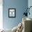 Summer Koala (Blue)-Balazs Solti-Framed Stretched Canvas displayed on a wall