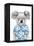 Summer Koala (Blue)-Balazs Solti-Framed Stretched Canvas