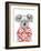 Summer Koala (Red)-Balazs Solti-Framed Art Print