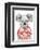 Summer Koala (Red)-Balazs Solti-Framed Premium Giclee Print