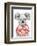 Summer Koala (Red)-Balazs Solti-Framed Premium Giclee Print